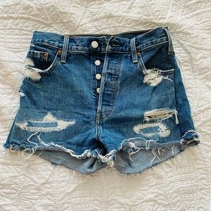 Levi’s Original 501 High-Waisted Denim Shorts